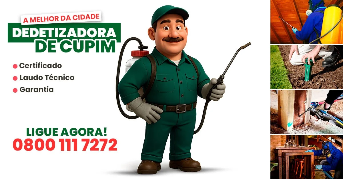 Dedetizadora de Cupins em Campinas – SP