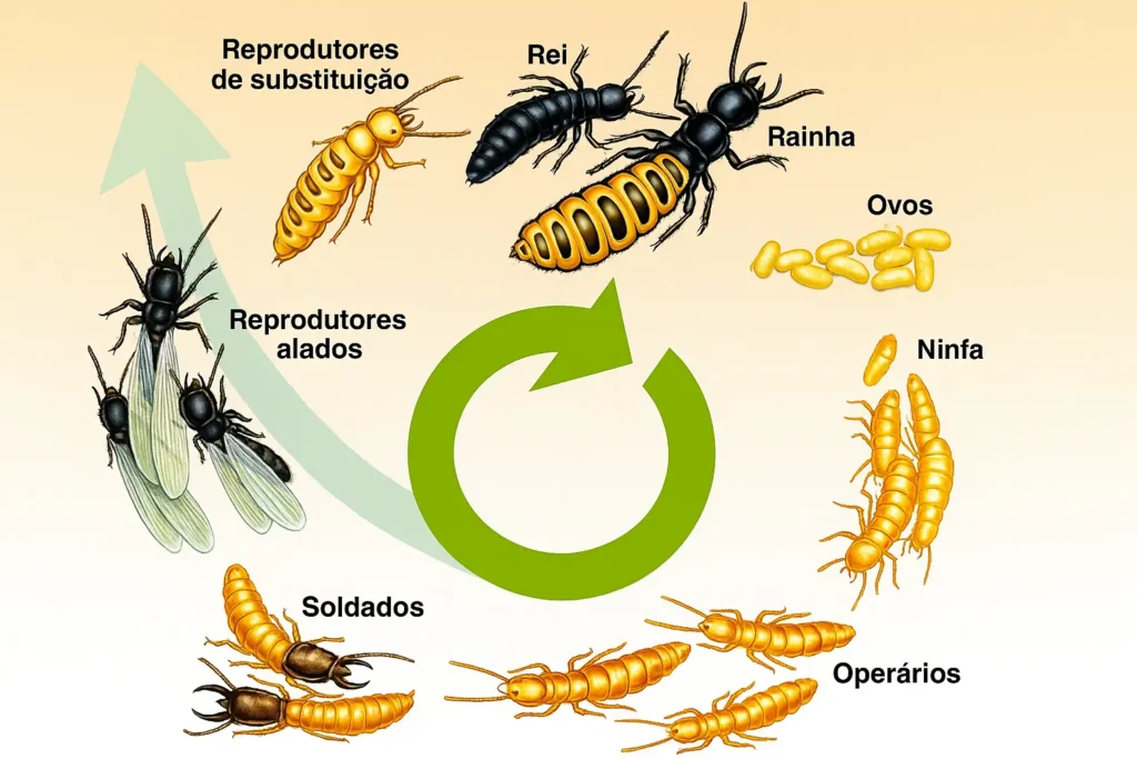 O que é Ciclo de Vida do Cupim